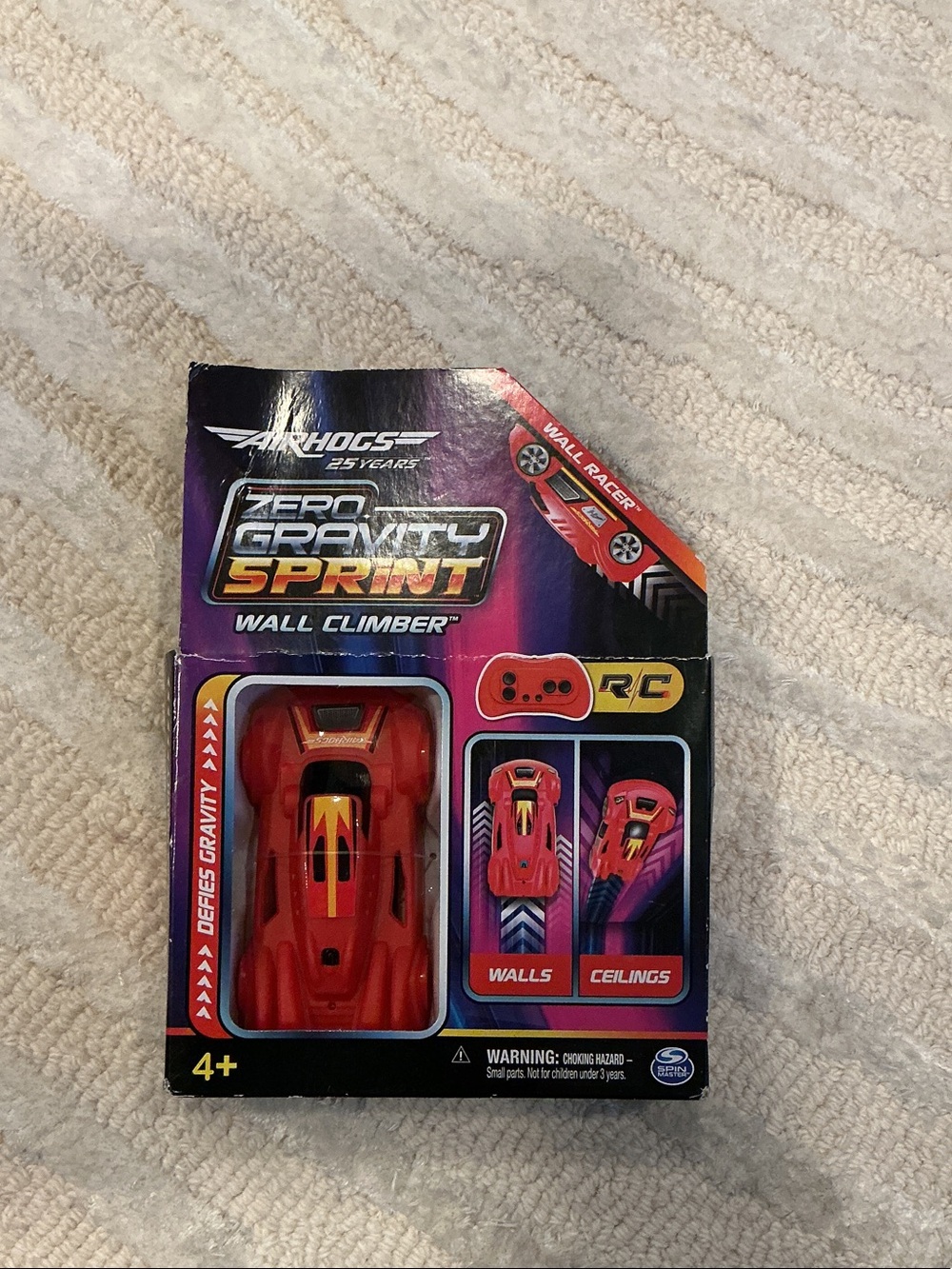 Zero Gravity Sprint Wall Climber RC Car - Red